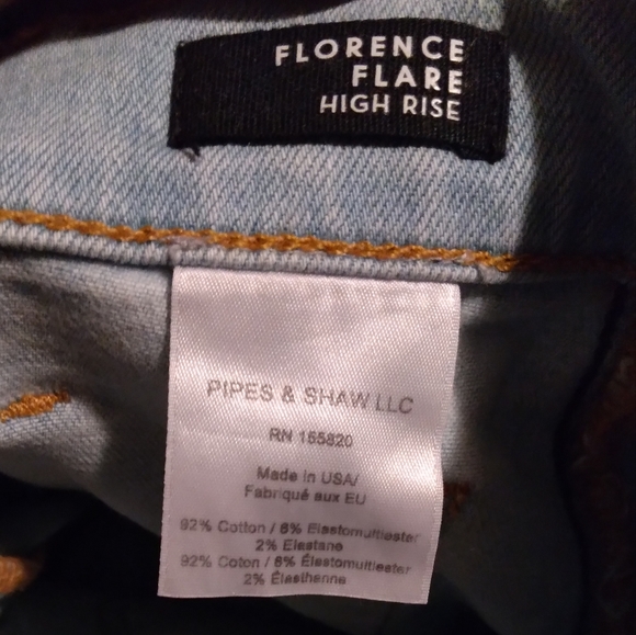 Veronica beard Florence Flare jeans scissor hymn - Picture 7 of 7